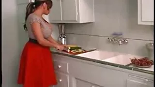 Tittied ქალი გამწვანების რამდენიმე Sy